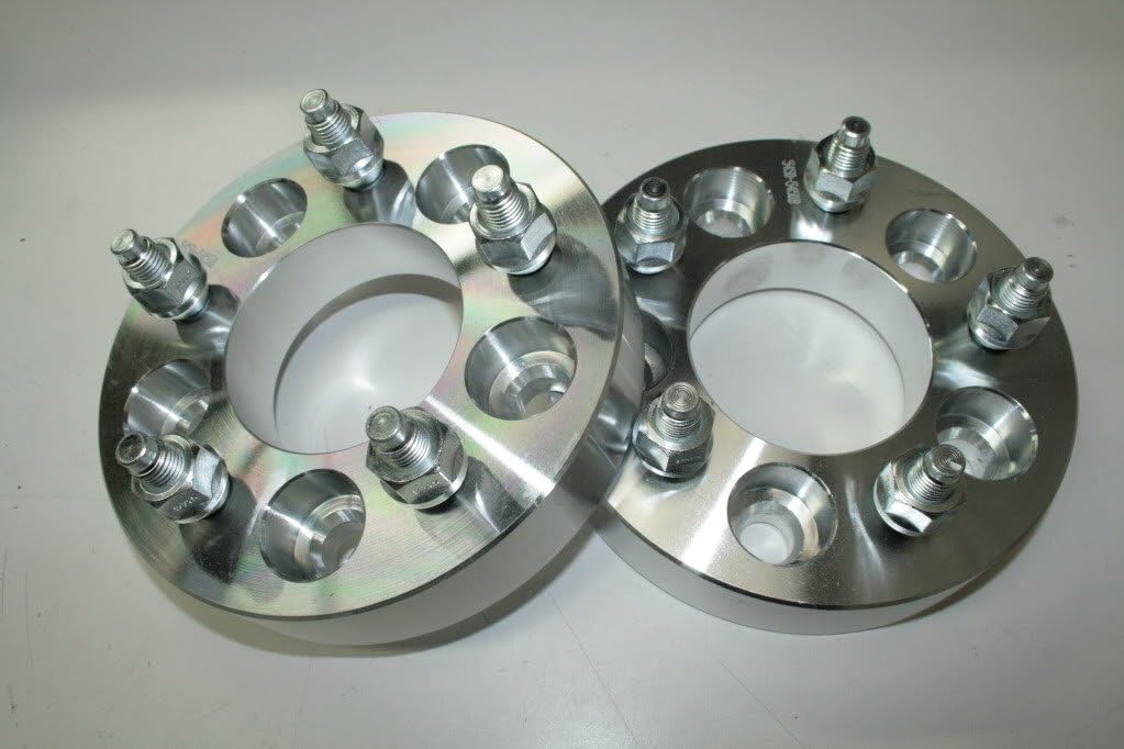 Billet wheel Adapters 5 lug 5x4.75 ; 5x4.75 3" thick 74mm 12mm 1.50 stud (pair)