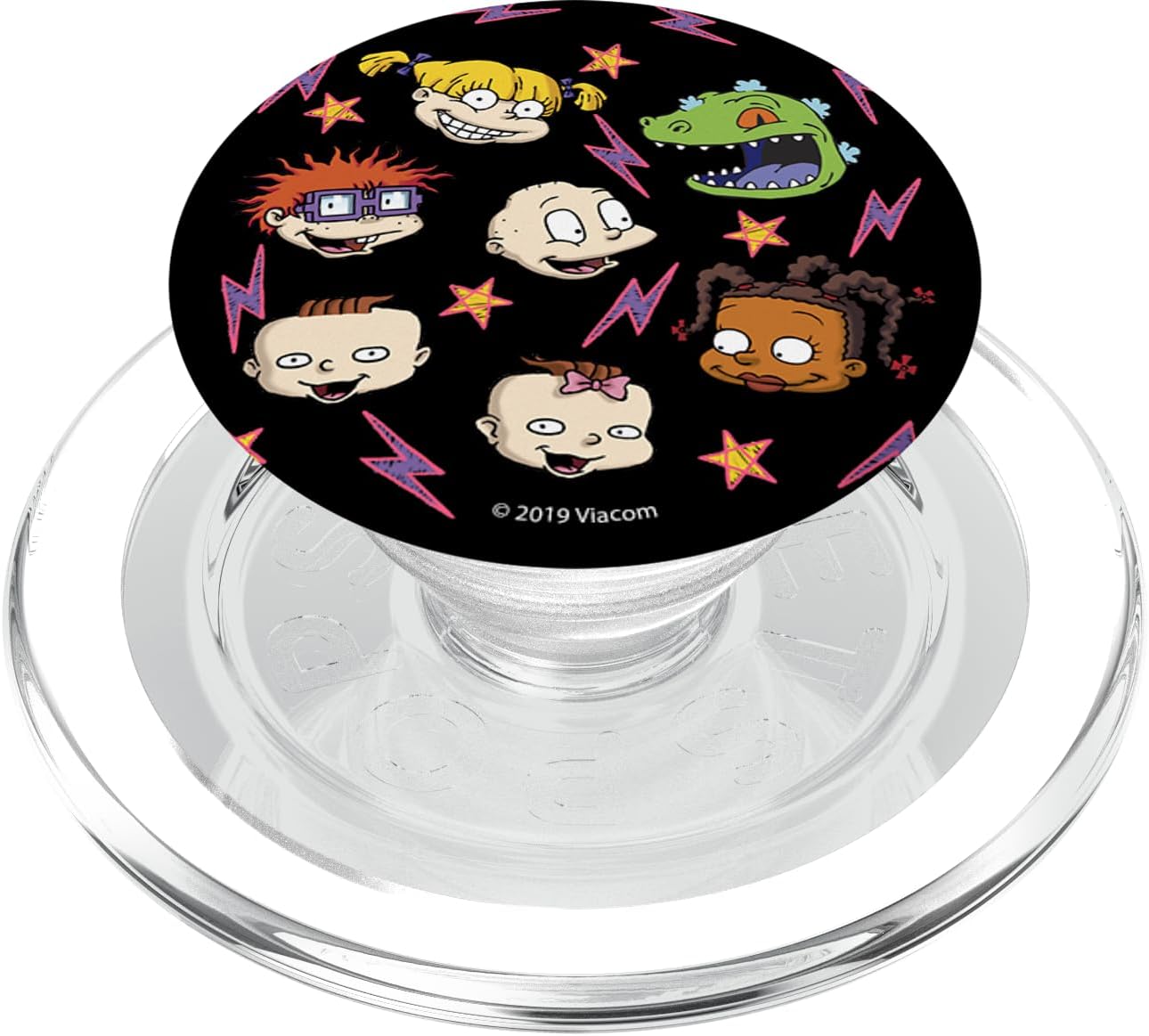 Rugrats Lightening and Stars Group Head Shot PopSockets PopGrip for MagSafe