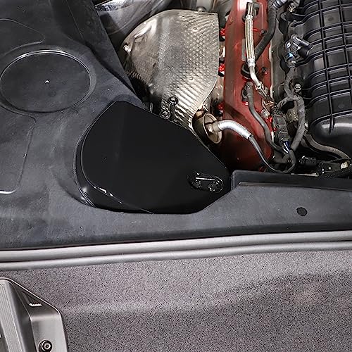 Image of TOYCIDFG Engine Bay Shock Protection Panel Cover Trim Compatible with Chevrolet C8 Corvette 2020-2025 Absorbing Tower Cover Caps (Gloss Black)