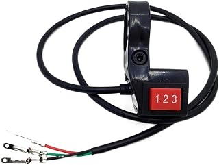 Motorcycle Switch, For Shift E-bike Scooter Bike Motorcycle Kit Gear switch 22mm Electric 3 Speed Module Switch Switch Assembly