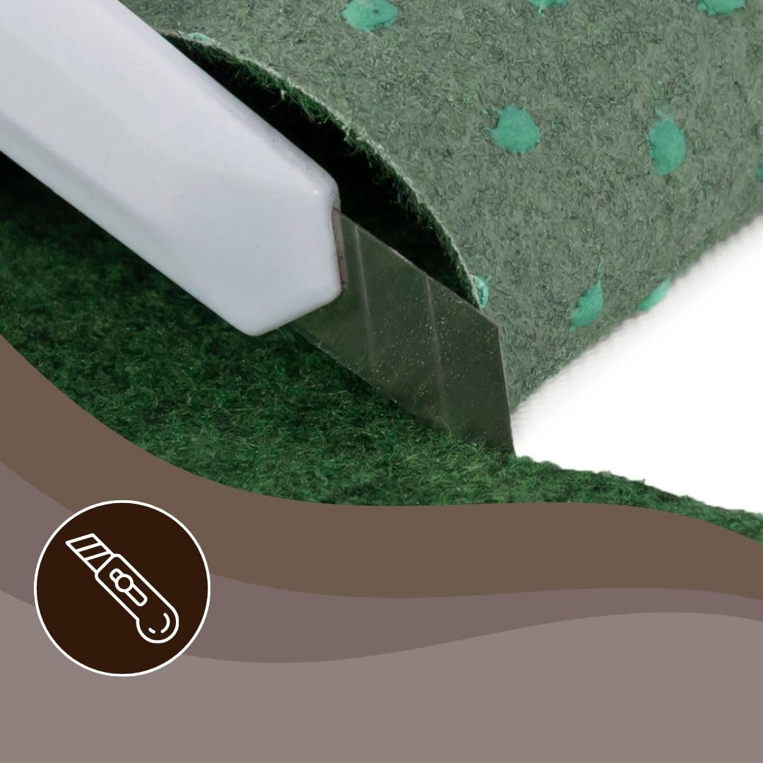 Mazovia Erba Artificiale Verde Resistente Alle Intemperie Tappeto Erboso Per Balcone Giardino Terrazza Impermeabile, Robusto, Venduto Al Metro Altezza: 4mm 133 x 500 cm 1,33x5 m