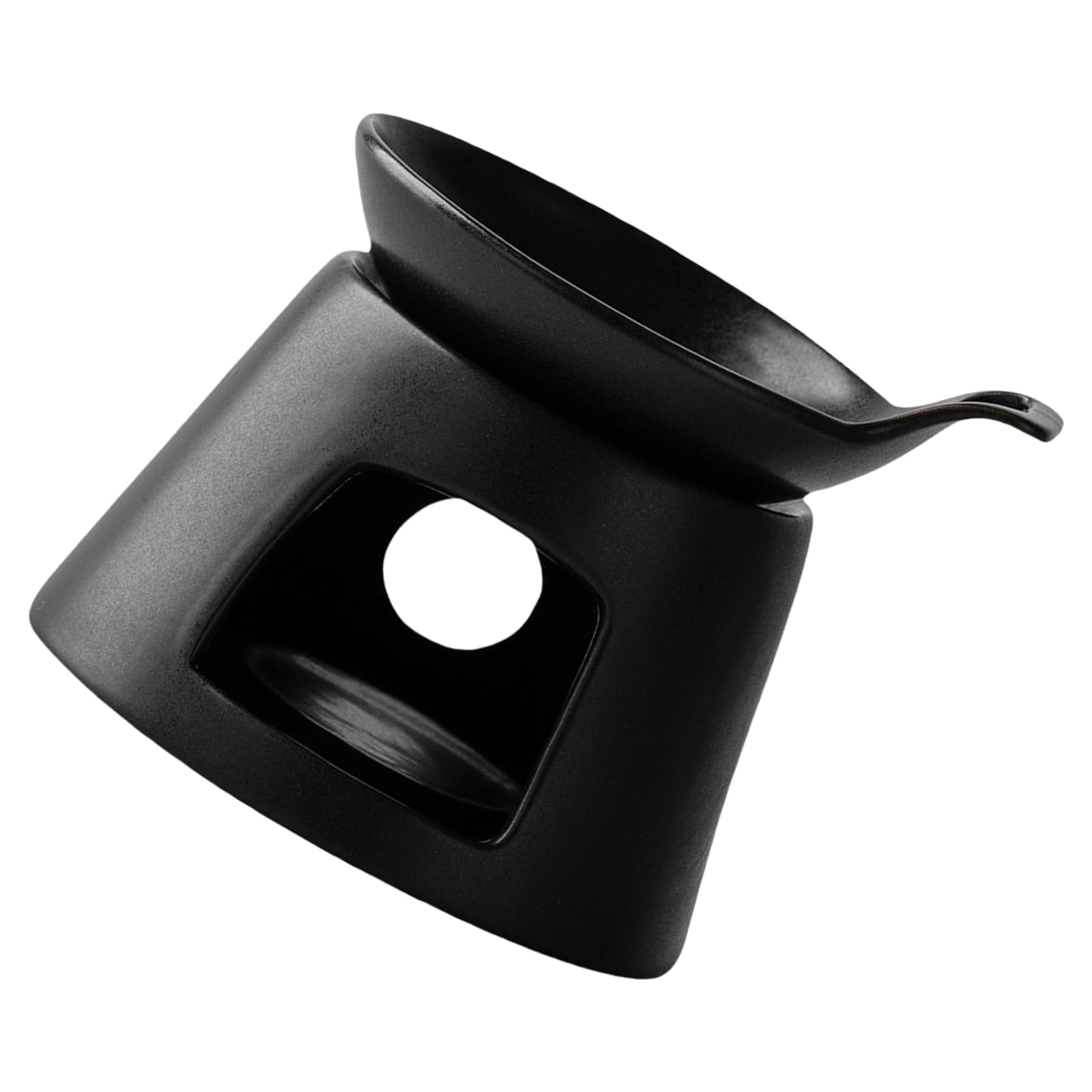 aromatherapy burner, Ceramics Set For Meditations Fragrances Diffusions Aromatherapies Warmer(Black)