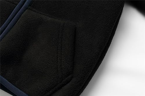 Miniatura 5 de Mud Kingdom Chaqueta de forro polar con capucha para niños y niñas, ropa de abrigo gruesa y cálida, divertida caricatura