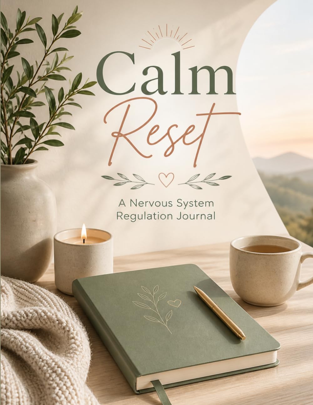 Calm Reset Journal: Nervous System Regulation Workbook | Anxiety & Burnout Relief