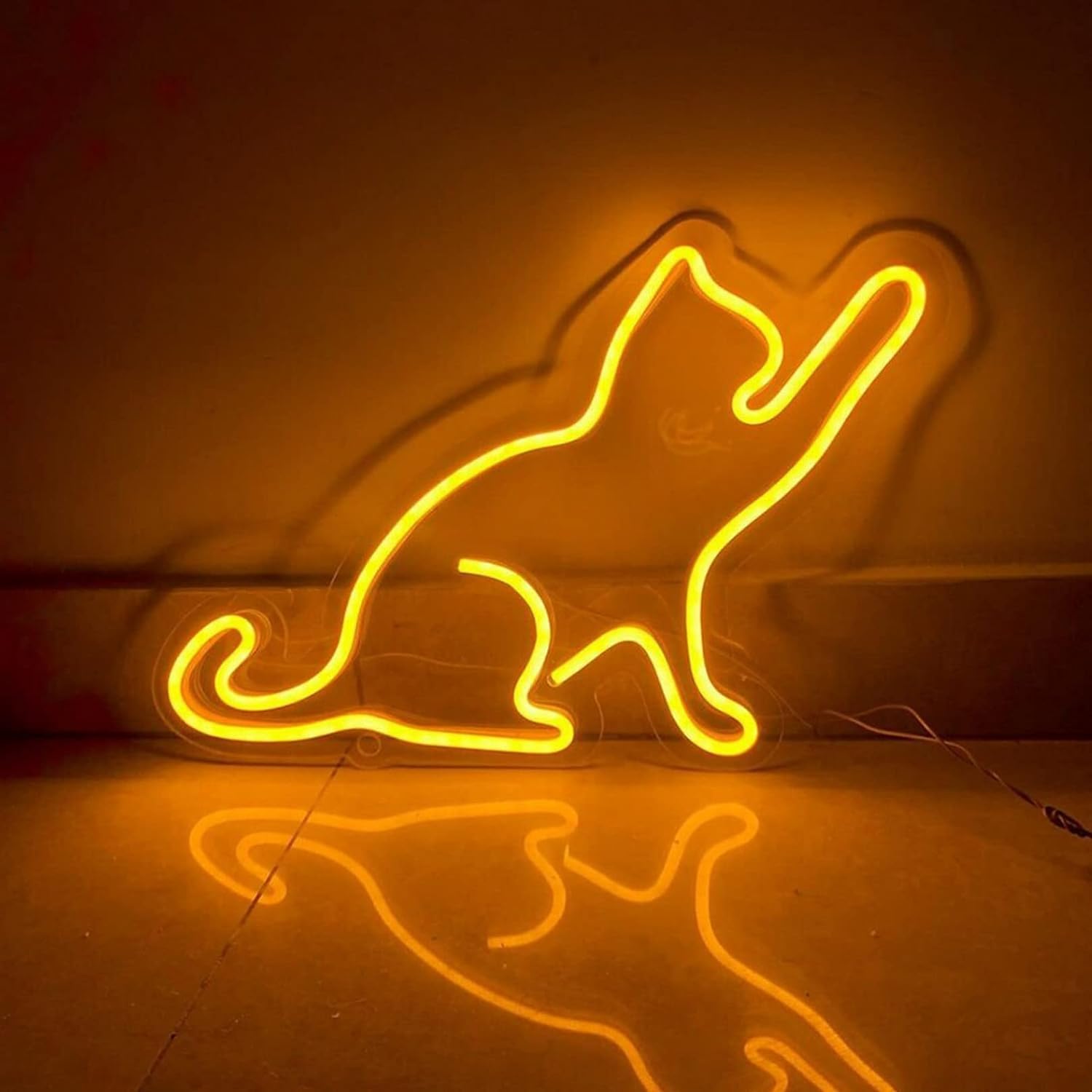 KIJyfgTR LED Neon Sign Large Neon Light Sign Neon Wall Light for Bedroom, Playroom Decorative Sign Light Room Man Gift 48 * 25cm