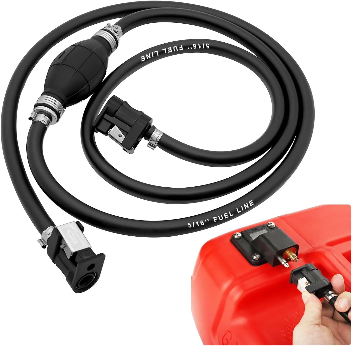 XtremeAmazing 5/16 Inch 8mm Fuel Hose Line Assembly with