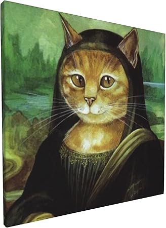 Amazon Co Jp モナリザ猫 アートパネル インテリア絵画 装飾画 アート パネル絵 モダン絵画 玄関に飾る モダンアート キャンバス絵画 部屋飾り 壁掛け 木枠付きの完成品 30cm 30cm ホーム キッチン Amazon Co Jp モナリザ猫 アートパネル インテリア絵画 装飾画 アート パネル絵 モダン絵画 玄関に飾る モダンアート キャンバス絵画 部屋飾り 壁掛け 木枠付きの完成品 30cm 30cm ホーム キッチン