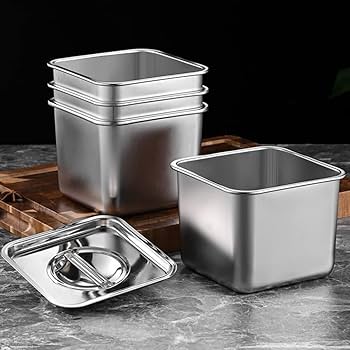 Amazon｜四角い調味料箱 ステンレス 調味料入れ 調味料入れ 鍋