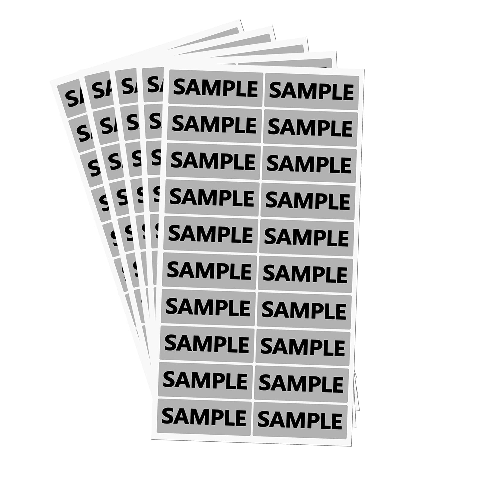 600 Pcs Sample Inventory Stickers Labels,1.5x0.5 Inches Self Adhesive Cosmetic Tester Stickers for Shipping and Inventory