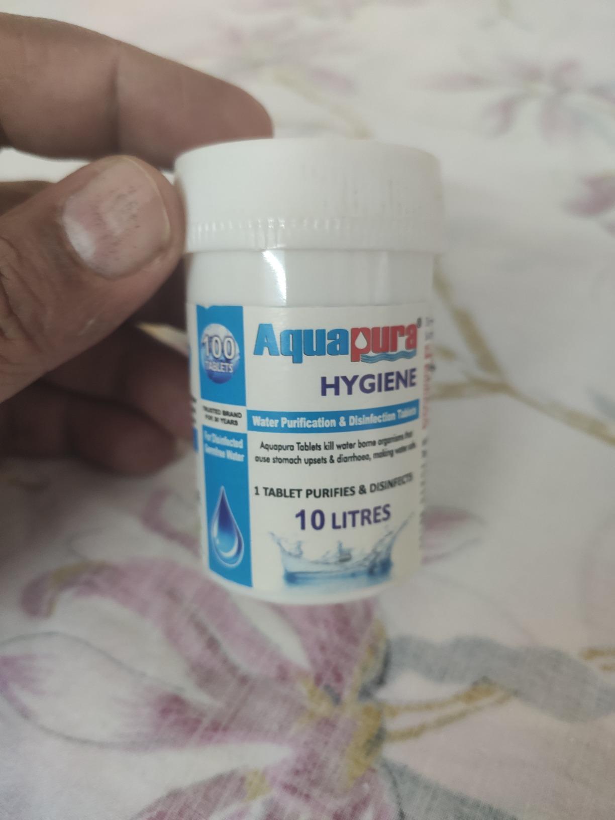 Aquapura Water Purification Tablets (Each Tablet for 10 litres Water