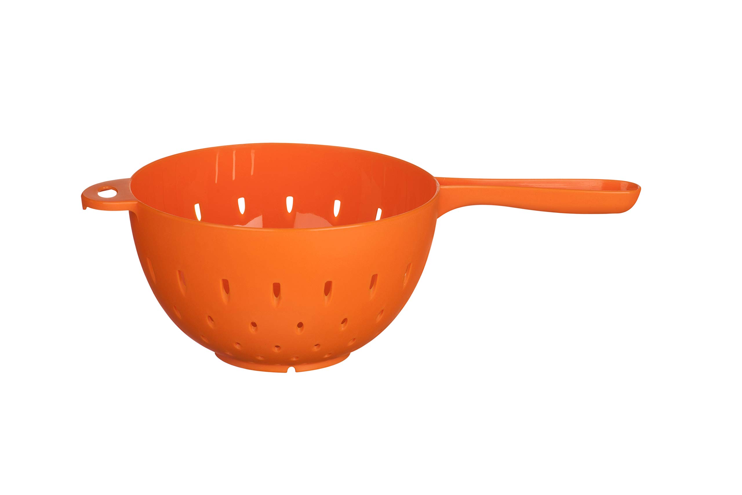 Orsina Orange Plastic Colander - Large
