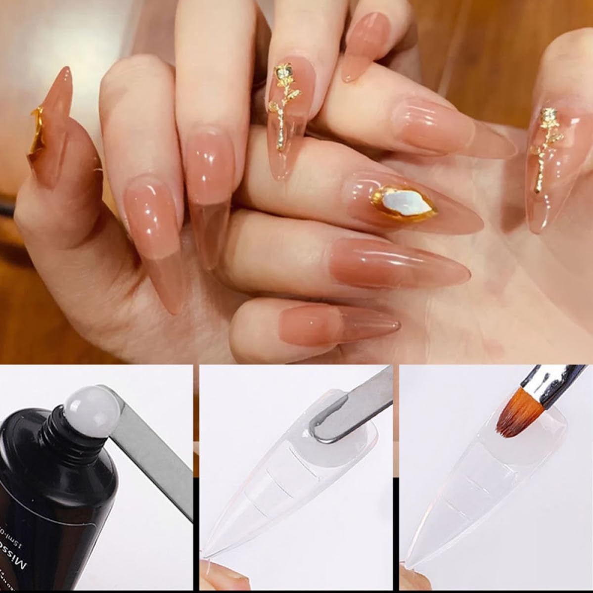 Nail Tips with Practical Design and Natural Appearance 100pcs Plastic for Extensions White Manicure Accessory for Salon and DIY Nail Art