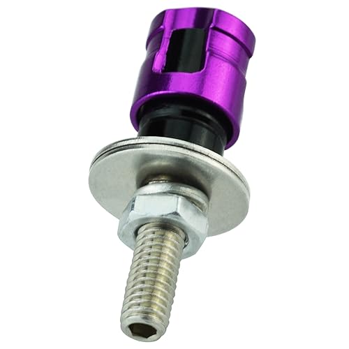 Miniatura 5 de Abfer Tornillos para placa de matrícula, 4 piezas de tornillos para marco de automóvil, kit decorativo para la mayoría de vehículos, camiones,