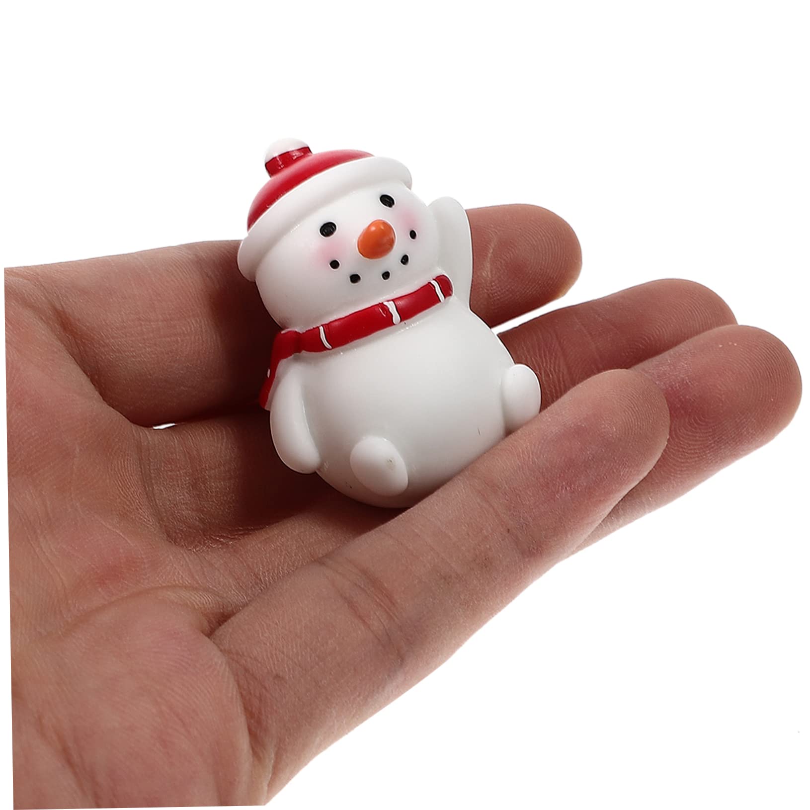 ULTECHNOVO 5 Ensembles Ornements du Père Noël Bonhomme De Neige Faire La Fête Décor De Noël Décoration Mini Aquarium Décorations De Figurines D'aquarium Résine 5 Pièces * 5