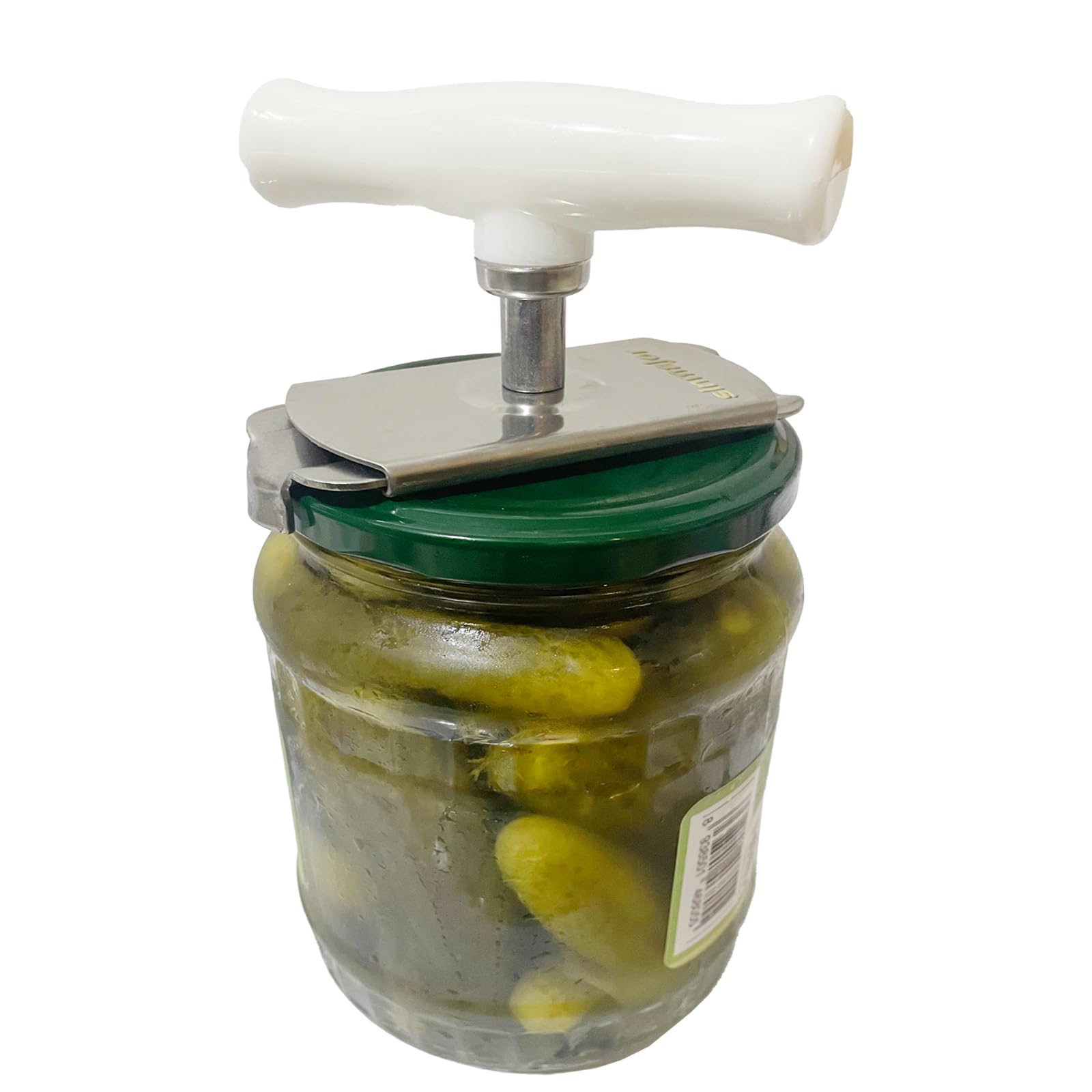 Sinmajor Jar Opener Bottle Opener for weak hands, Seniors with arthritic, Adjustable Lid Opener,Mutil Jar Opener get lids off easily, Kitchen Accessories Opener (white- seller:Sinmajor)