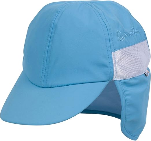 SwimZip Sun Hat with Neck Flap | UPF 50+ Protection for Baby, Toddler, and Kids