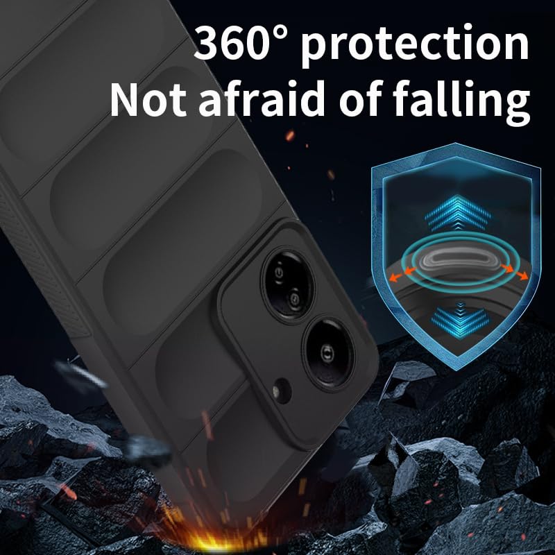 WOKEZ TPU-fodral till Xiaomi Redmi 13C/Poco C65 - Ljusblå