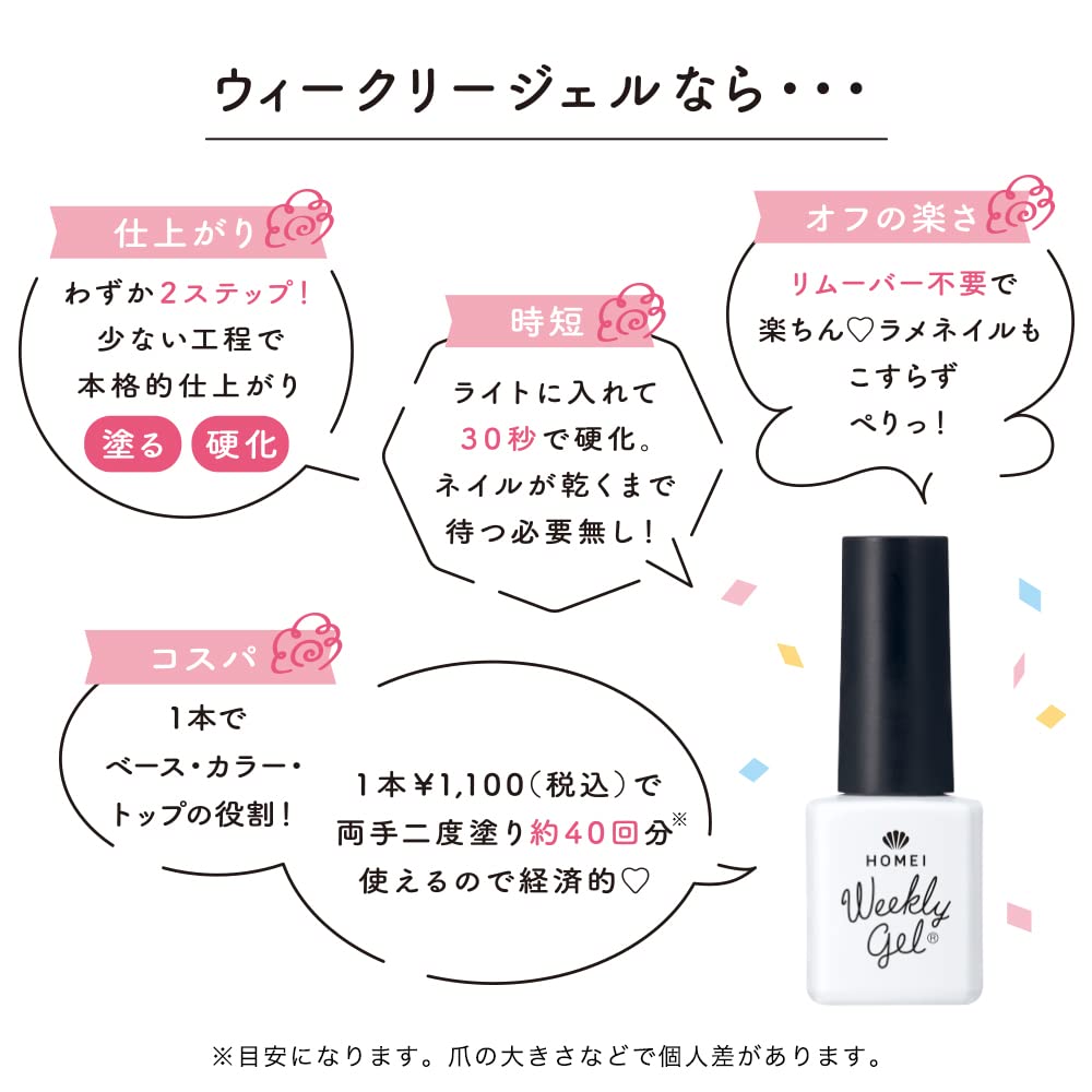 Amazon | HOMEI ウィークリージェル WG-30 9ミリリットル (x 1