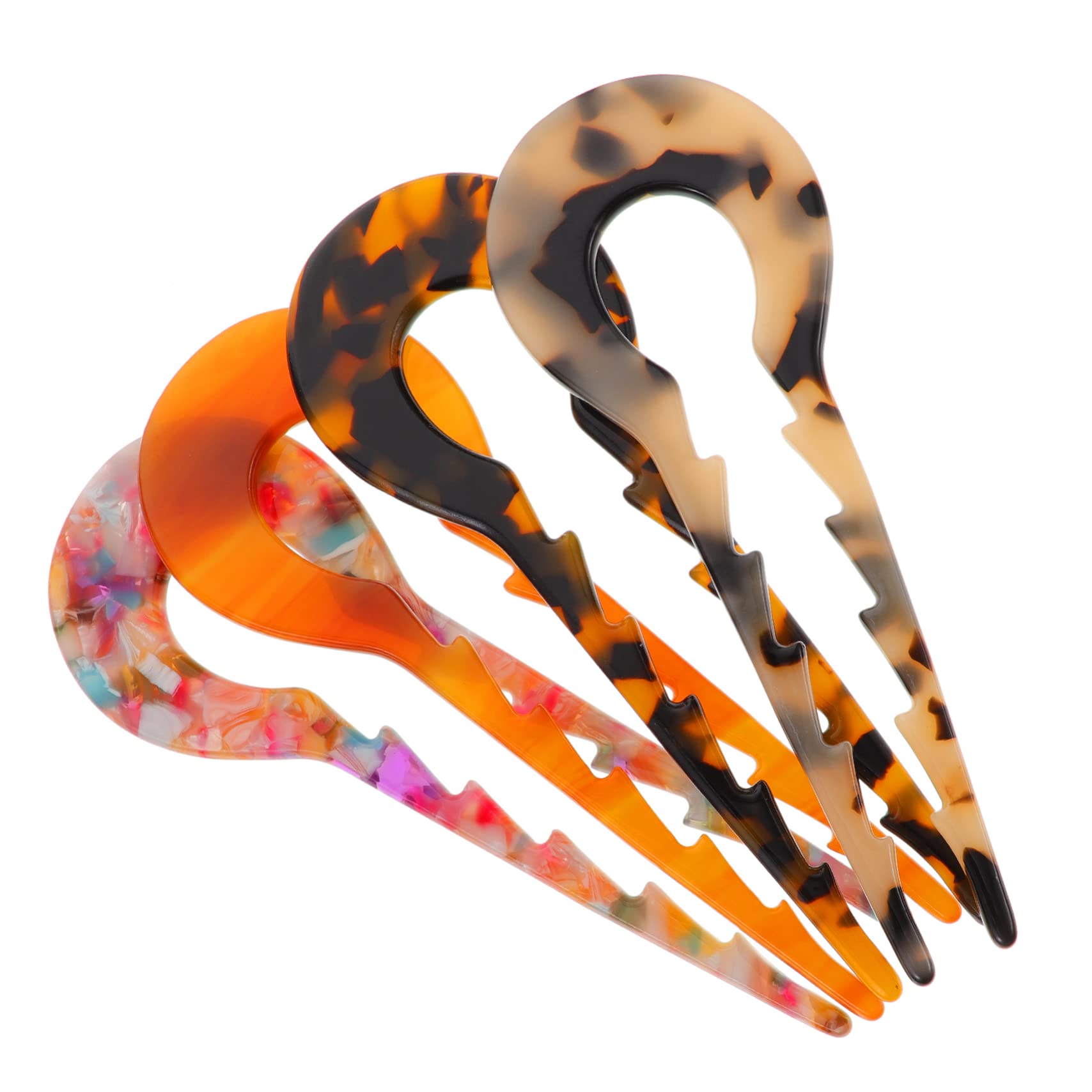 Ipetboom 16pièces Épingles à Cheveux Acétate u Accessoires De Coiffure Élégants Pour Femmes Pour Chignons Et Styles Variés