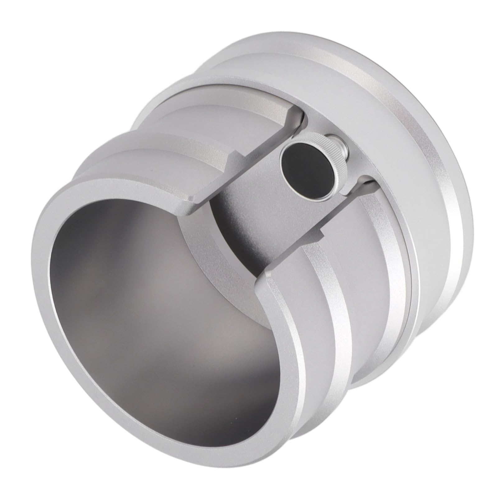 Uchwyt na filtr do kawy ze stopu aluminium ubijak do espresso stojak na stację organizator do ekspresu do kawy 51mm 53mm 58mm (Srebrny)