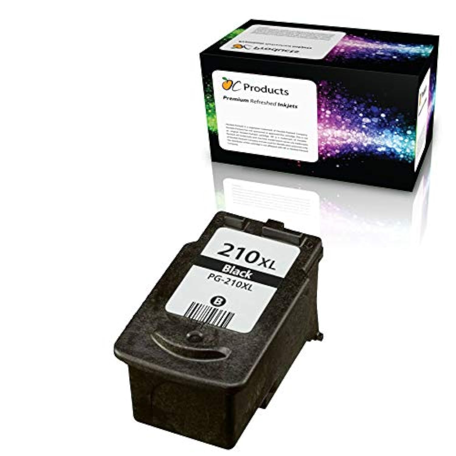 OCProducts Remanufactured for Canon PG-210XL Ink Cartridge Replacement for Canon MX320 MX420 MX340 iP2700 MP495 MP490 Printers (1 Black)