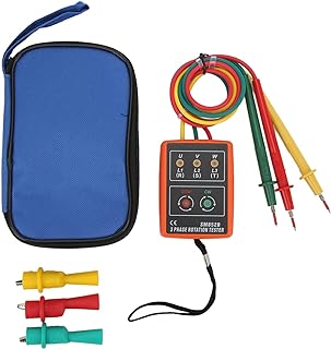 SM852B 3 Phase Sequence Presence Rotation Tester Indicator Detector Meter for Electricity Testing AC 60~600V
