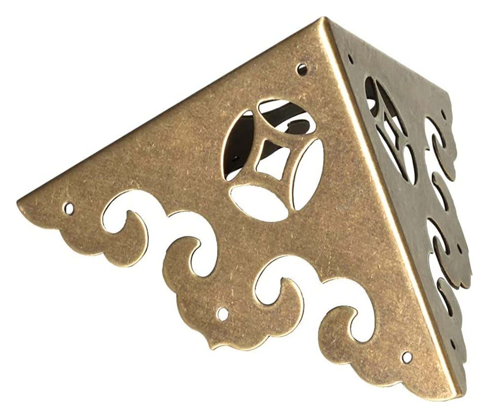 Paraspigoli, Angoli Decorativi for scatole in Bronzo Antico