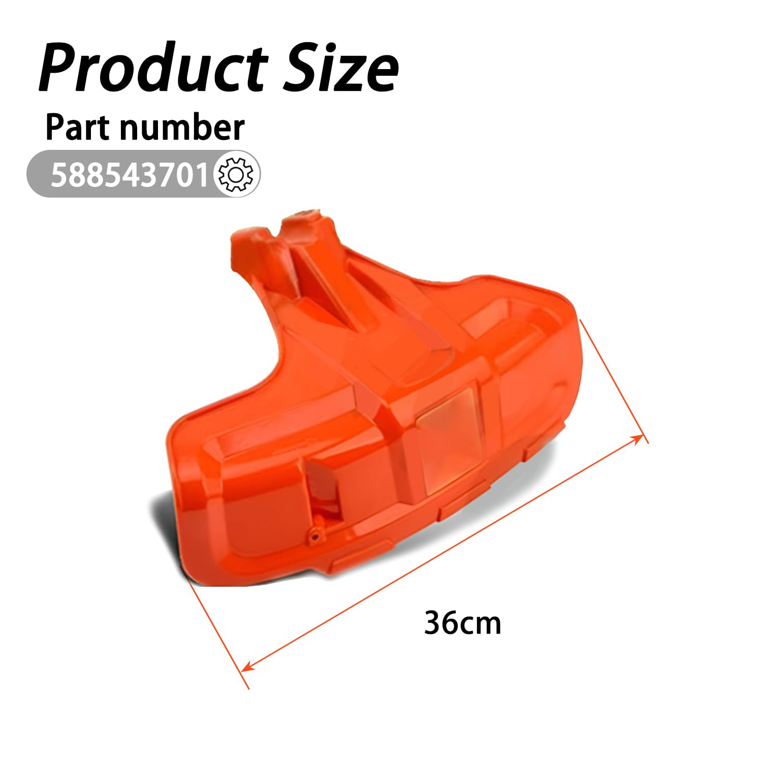 Piezas de repuesto, protector de desechos y kit de protector de recortadora para recortadora de línea 223L 322L 323L 324LX 325LXT 326L (OEM: 588543701, 503977101)