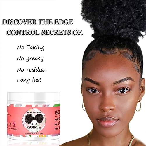 Vista 25 de Cera de control de bordes para mujer, agarre fuerte, no grasa, control de bordes más suave, gel de peinado de cera de borde, control de bordes