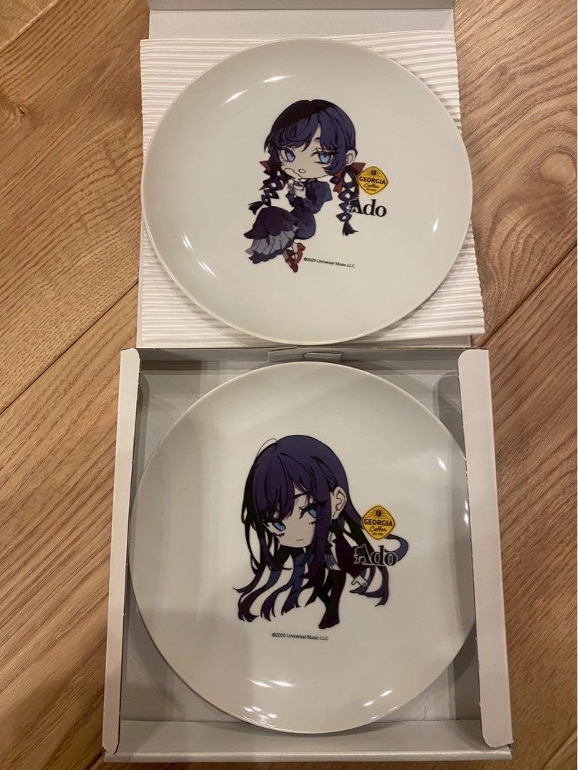 織*様 非売品 Ado ジョージア プレート2枚セット ジョージア Ado