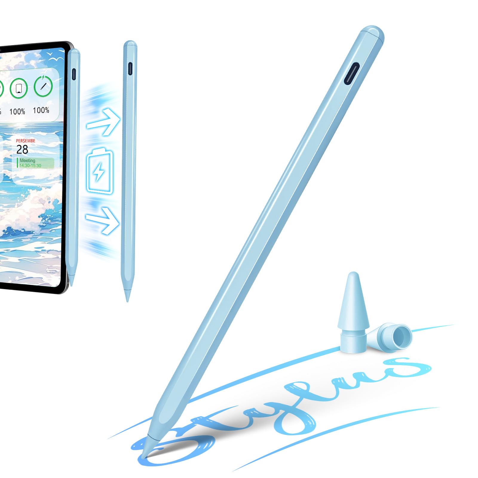 Amazon.com: Stylus Pen for iPad A16 11th Generation, Palm