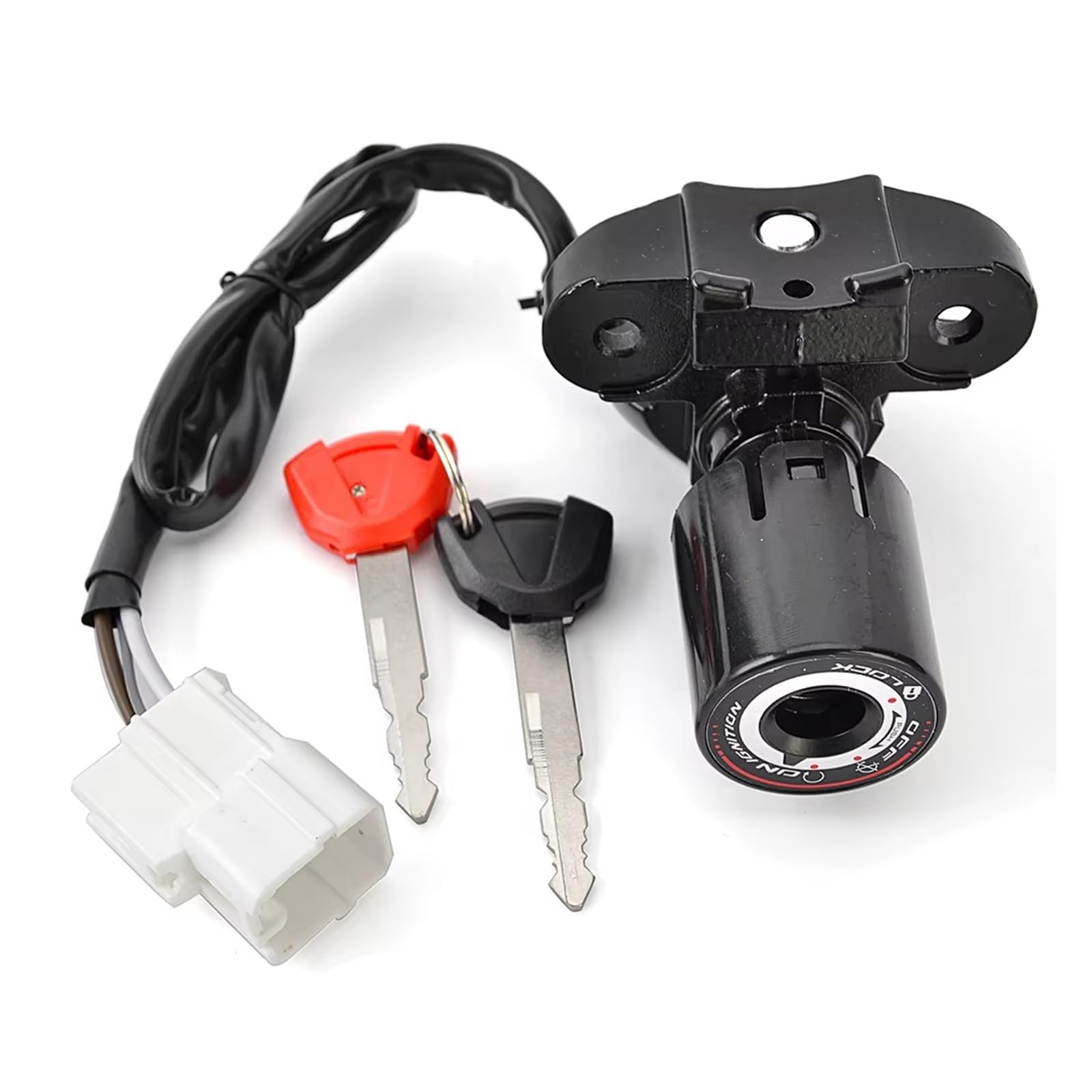 Kabel Cewka zapłonowa do EX400 dla Ninja dla 400 ABS 2020 2021 2022 2023 ER400 dla Z400 2019 Ex ER Z Przełącznik zapłonu Motocykl Klucz Blokada Przełącznik zapłonu Motocykl