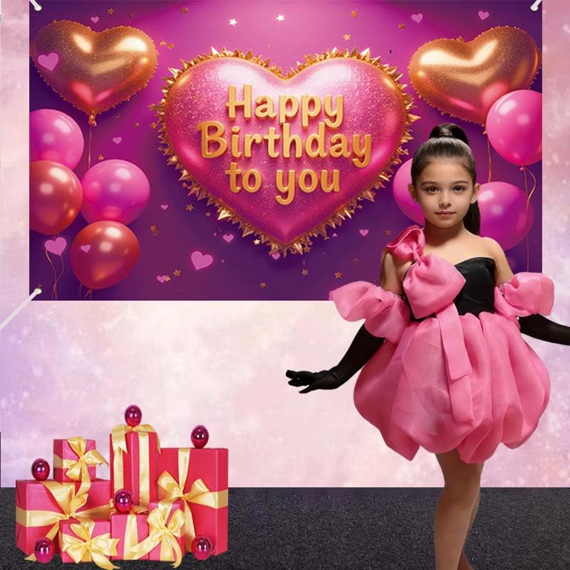 Image of Birthday Banner Backdrop for Women & Girls