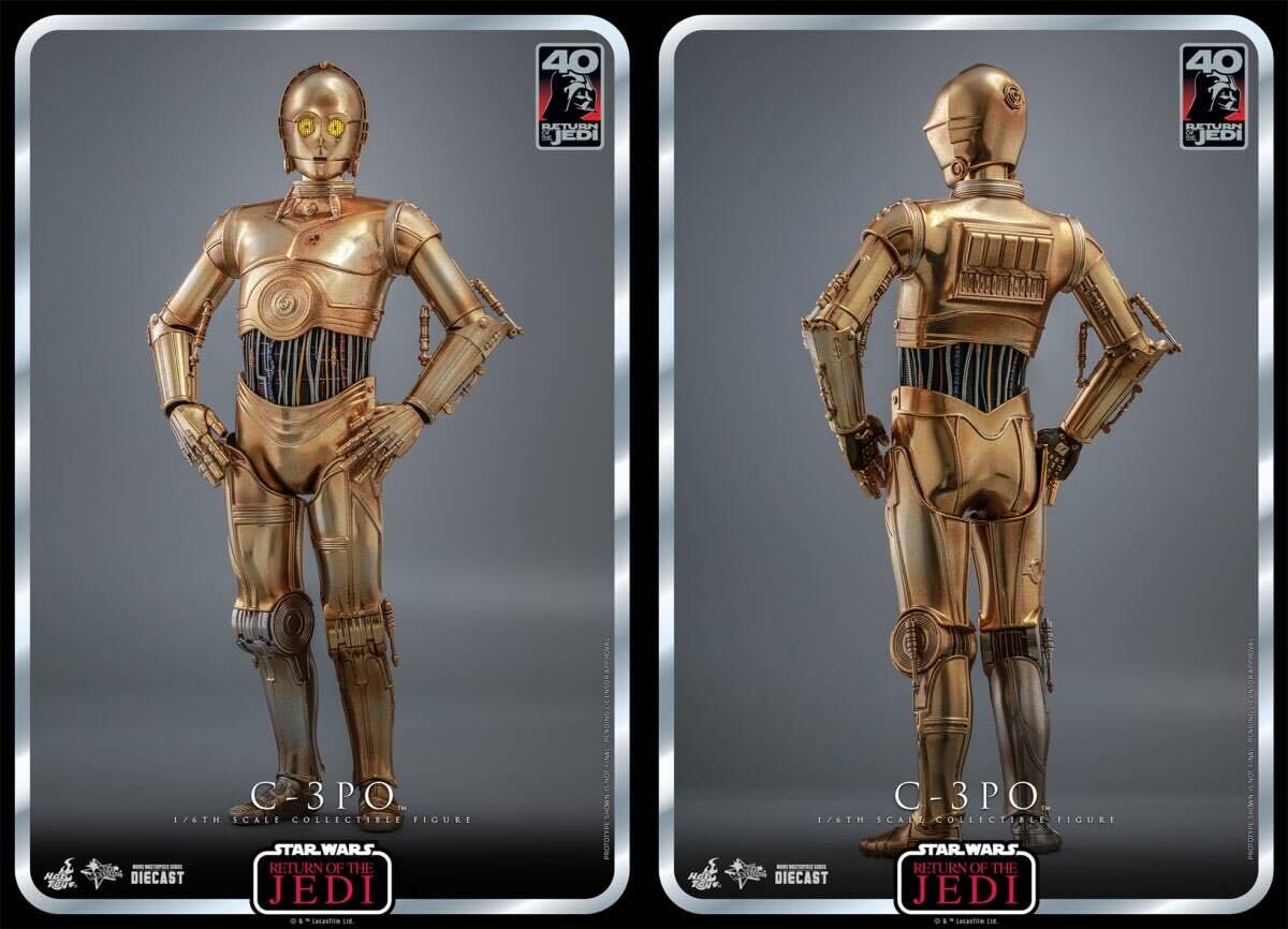 ホットトイズ スターウォーズ EP6 ジェダイの帰還 C-3PO レビュー 