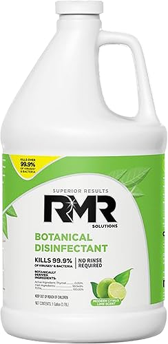 RMR Brands Desinfectante botánico y limpiador, mata el 99% de las bacterias y virus domésticos, registrado por la EPA, 1 galón