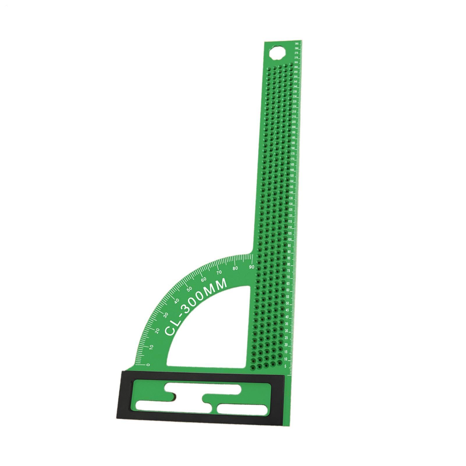 Woodpeckers Tools Righello A Angolo Retto In Lega Di Alluminio Metrico 30