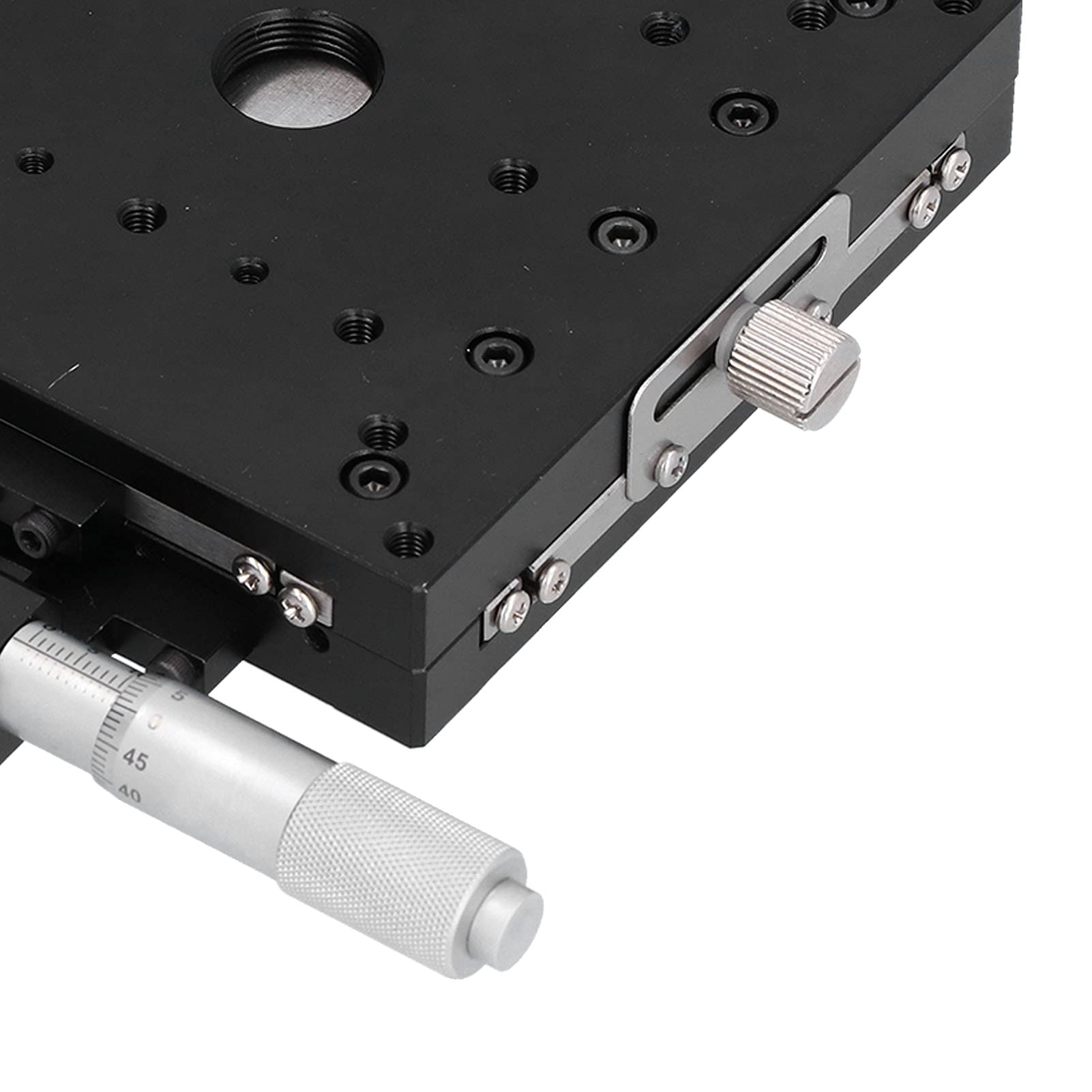 Etap tłumaczenia Oś X Y 100 mm |Mikrometryczna prowadnica rolkowa krzyżowa