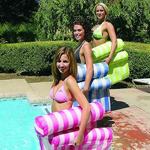 Outdoor PVC Floating Sleeping Bed Water Hammock Lounger Chair Float Inflatable Air Mattress Swimming Pool Accessories image 2