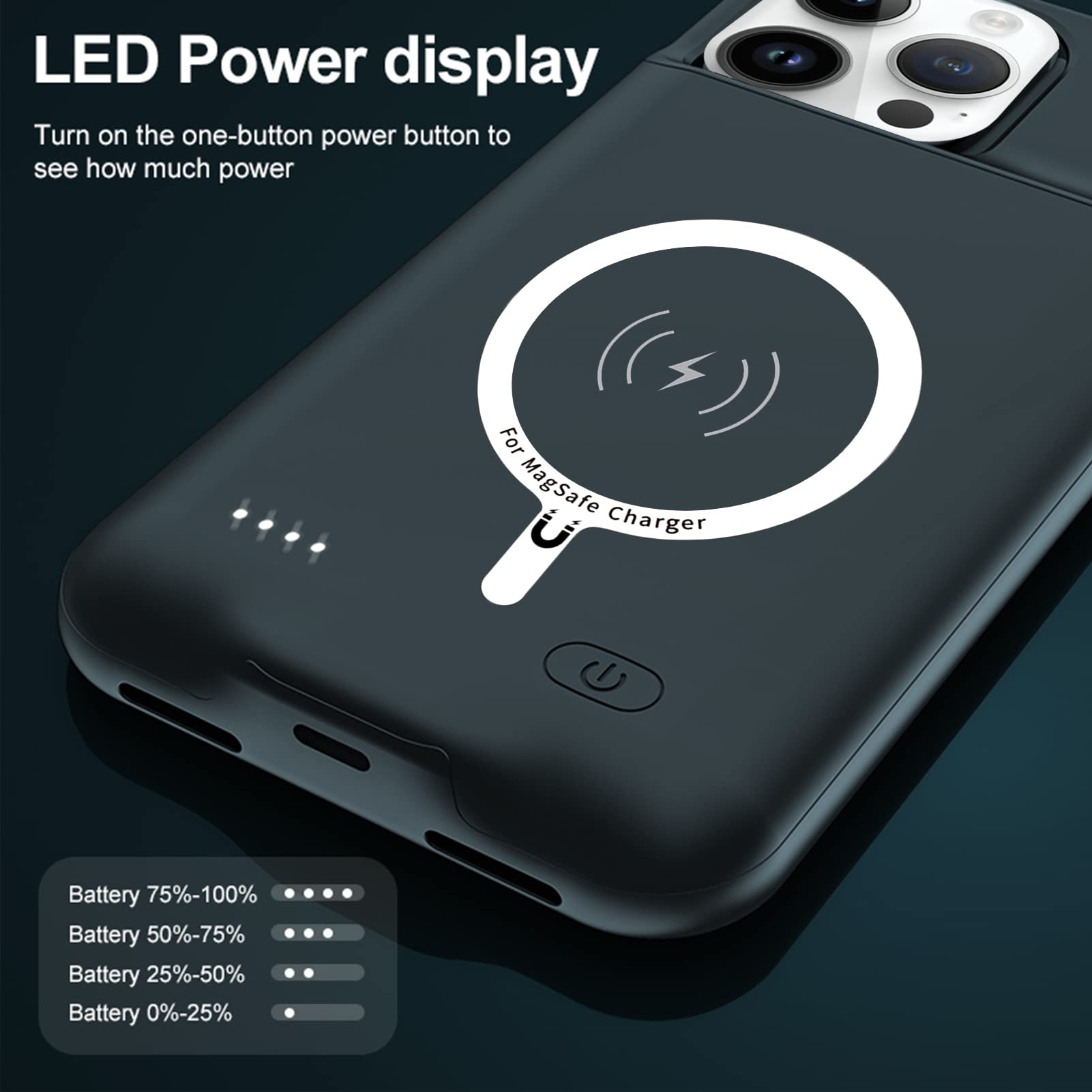 Amazon.com: Battery Case for iPhone 12 Pro Max, 10800mAh High