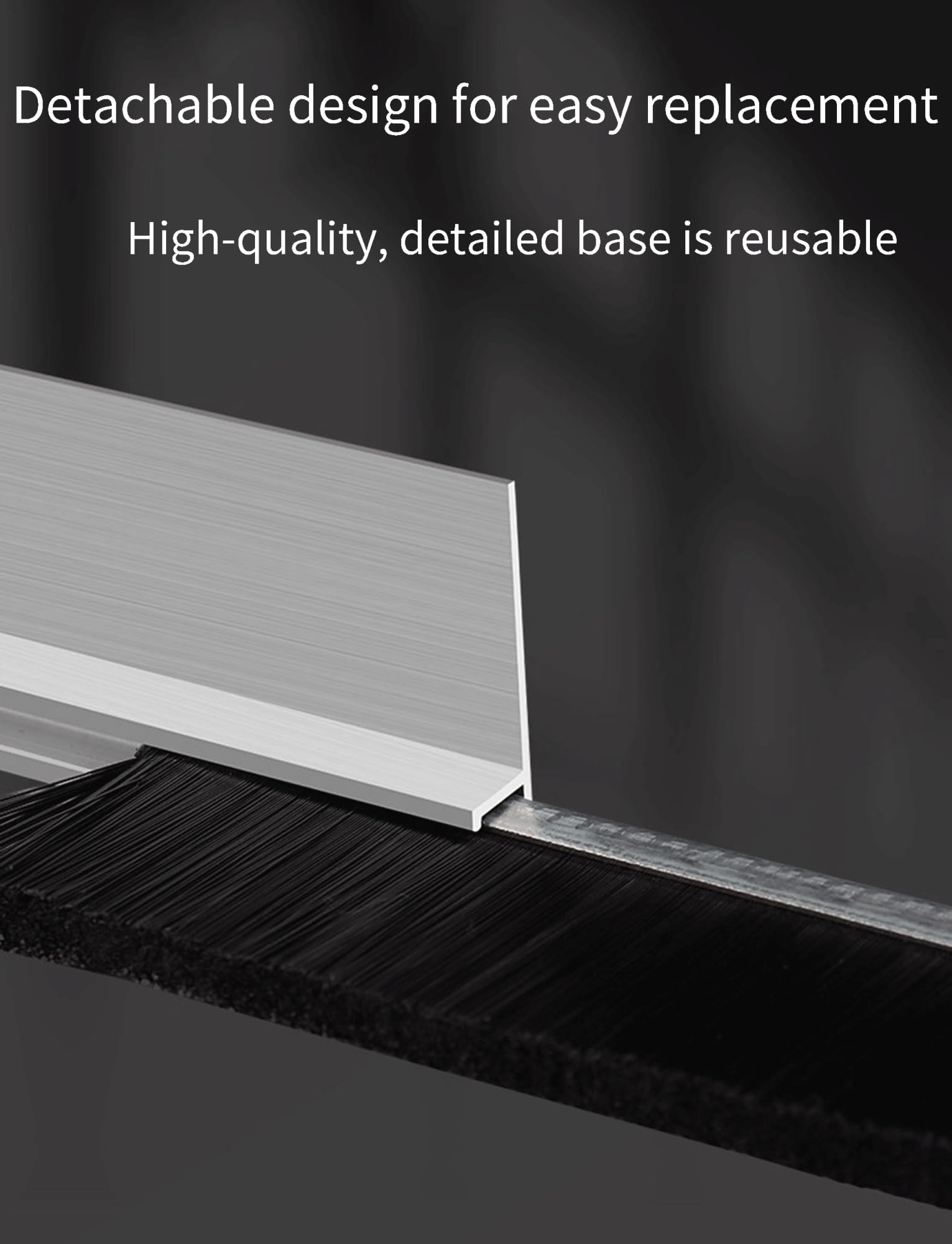 Türkehrbürste aus Aluminiumlegierung