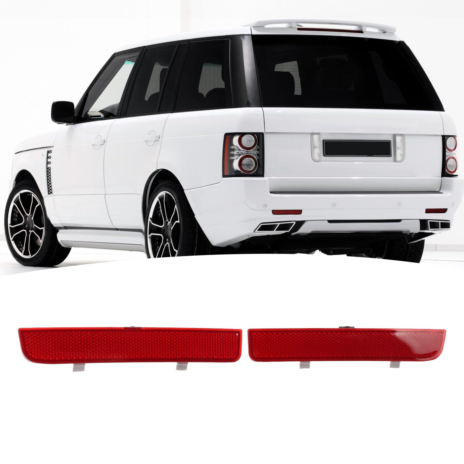 Akozon Réflecteur De Pare-chocs Arrière Gauche Réflecteur De Pare-chocs