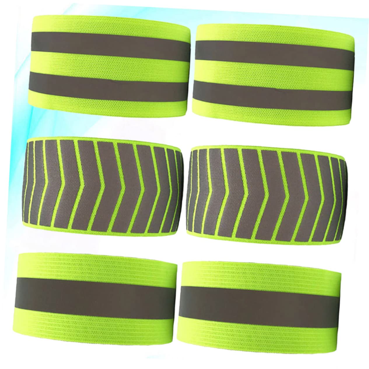 Yardwe 18 Uds Correa De Muñeca Reflectante Pulseras Fluorescentes Correa para Flash para Correr Nocturno