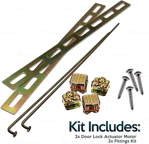 Miniatura 3 de Zone Tech, Paquete de 2 actuadores de cierre de puerta de alta potencia - Actuador de cierre de puerta de alta potencia resistente, duradero