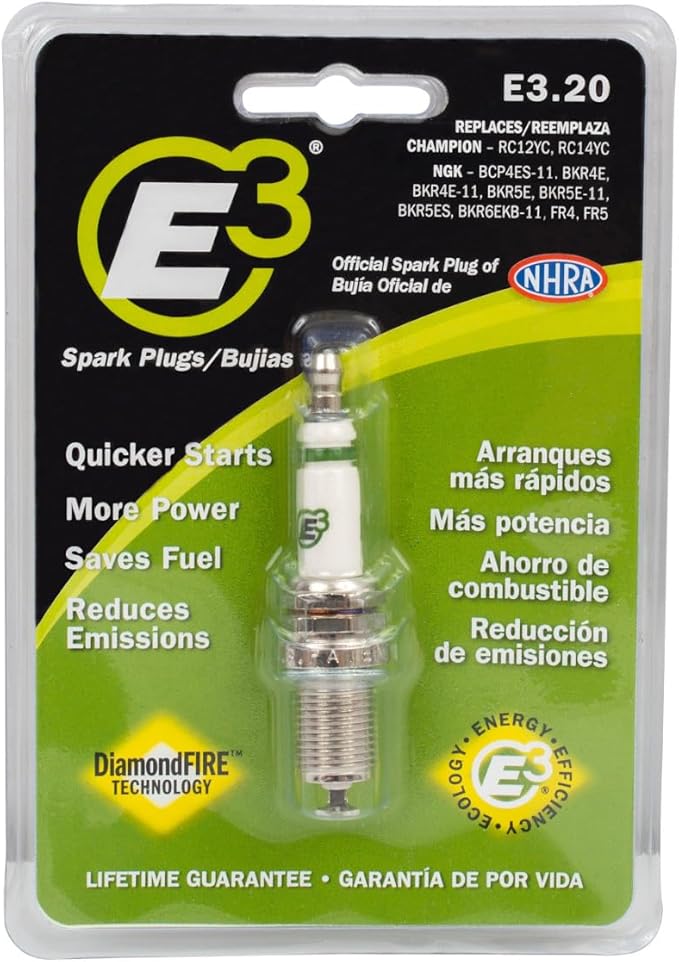 E3 Spark Plugs E3.20 Small Engine, Lawn and Garden Spark Plug, 1Pack