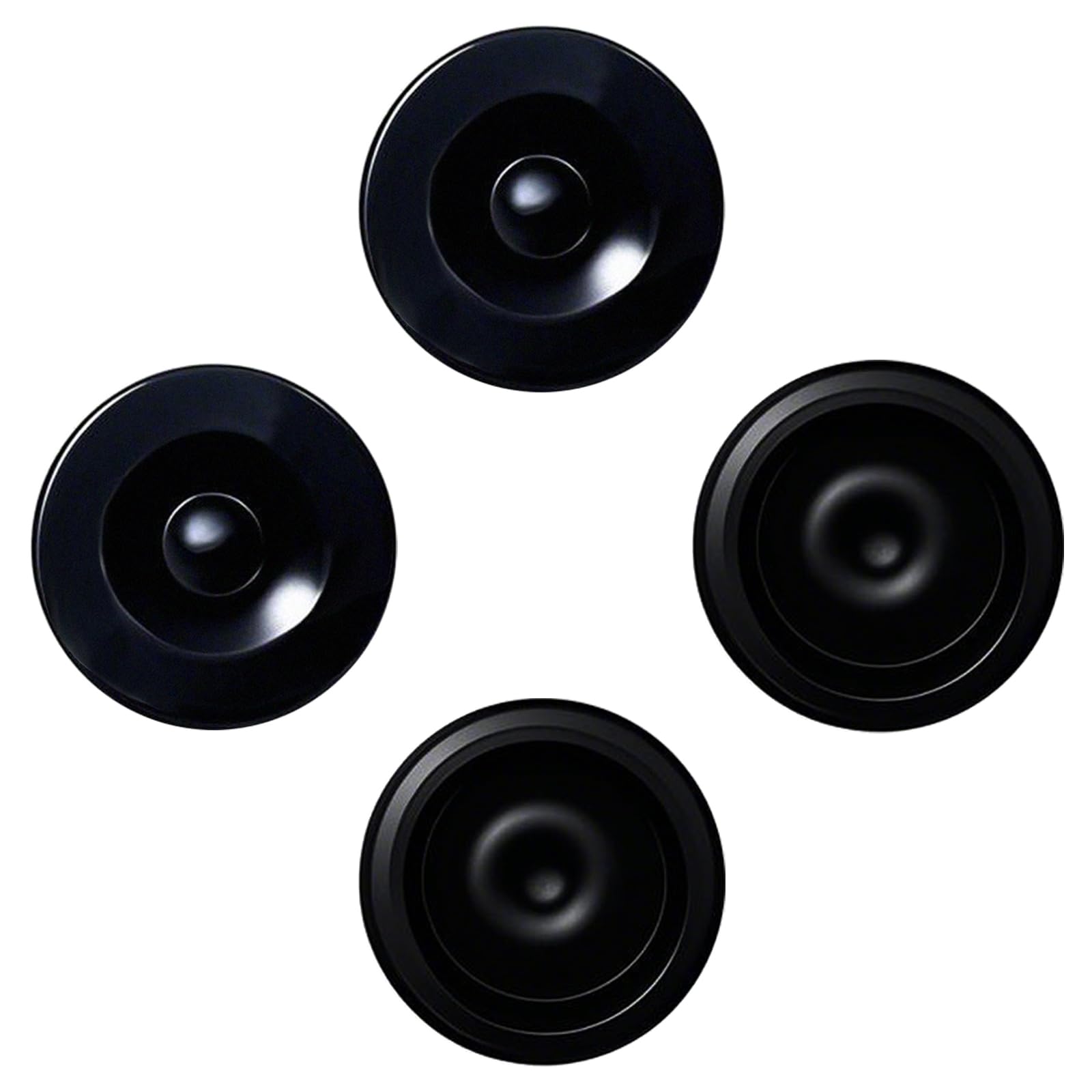 Trailer Hub Cap Plugs, Grease Rubber Plugs for 1.98"/2.44"/2.72" Trailer Axle Cap, Trailer Dust Bearing Cap Cup for Most 2000 to 3500 Pound Trailer RV Camper Wheel Cover Axle, 4 Pcs