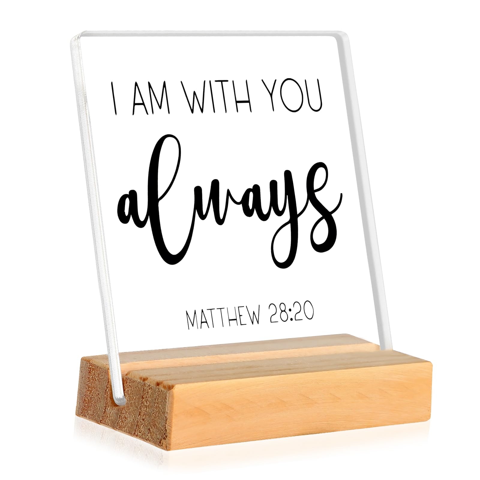 Bible Verse Desk Decor, Scripture Plaques, Christian Desk Decor For Women, Christian Plaques With Bible Verses, Acrylic Christians For Women Desk Accessory Decorative Signs Acrylic Decor