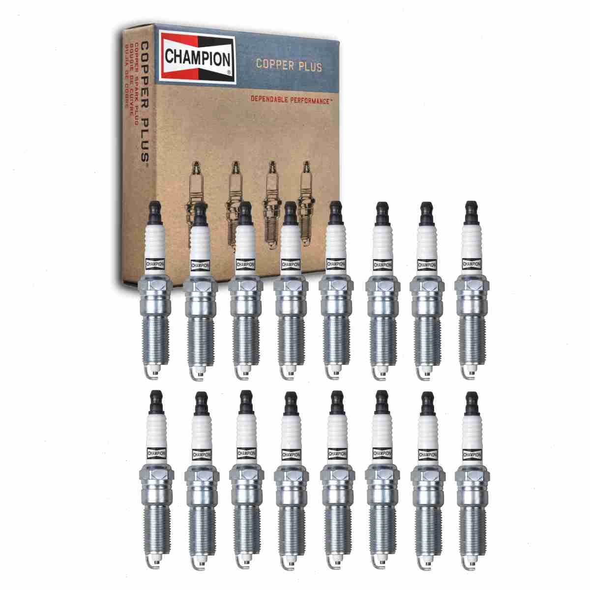 Champion Copper Plus Spark Plugs (16 pc)