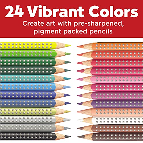 Faber-Castell Grip Colored EcoPencils - 24 Pack Colored Pencils, Pre-Sharpened by Faber-Castell - Image 3