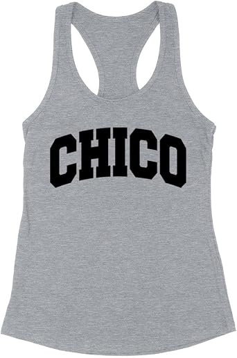 Chico Collegiate Tank Top Fitted Racerback Womens