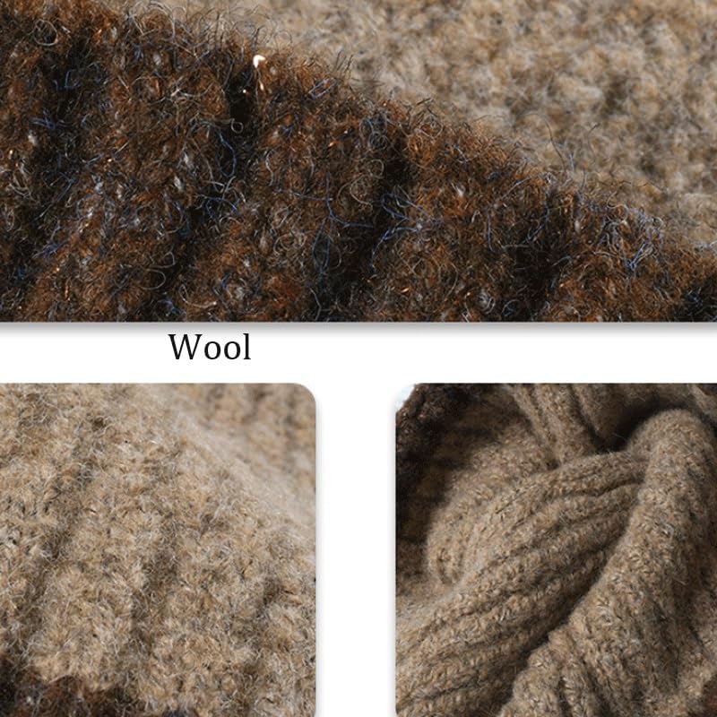 Wool Warm Thick Cold Hat Casual Outdoor Ear Protection Versatile Woolen Hats